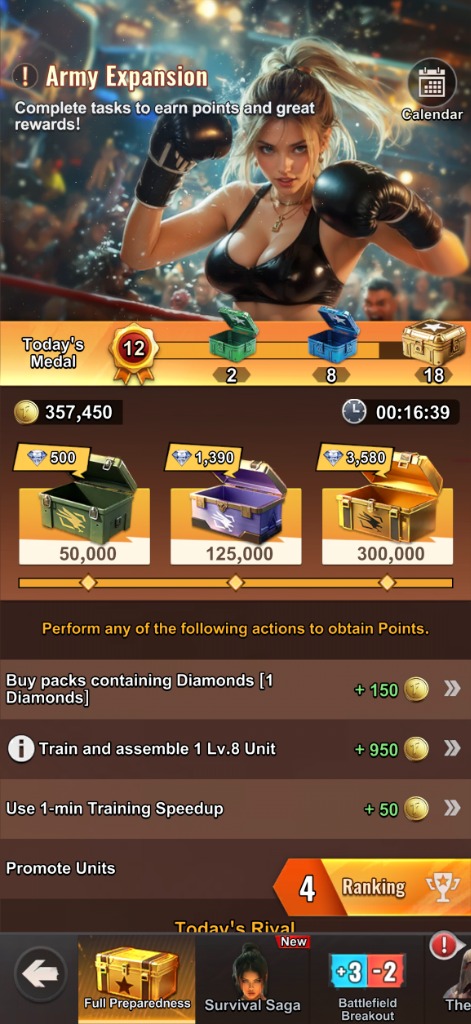 Full Preparedness Event Overview
